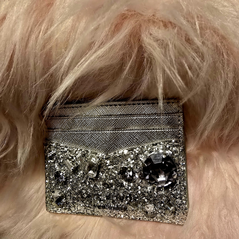 Kate Spade Silver Glitter Wallet